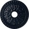 Ekena Millwork Warsaw Ceiling Medallion (Fits Canopies up to 3 1/2"), 18"OD x 3 1/2"ID x 1 3/8"P, Midnight Dream CM18WAMDF - alternate 1